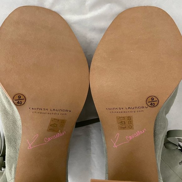 KRISTIN CAVALLARI FOR CHINESE LAUNDRY SAGE LAYTON LACE UP BOOTIES SIZE 9 - Picture 8 of 9